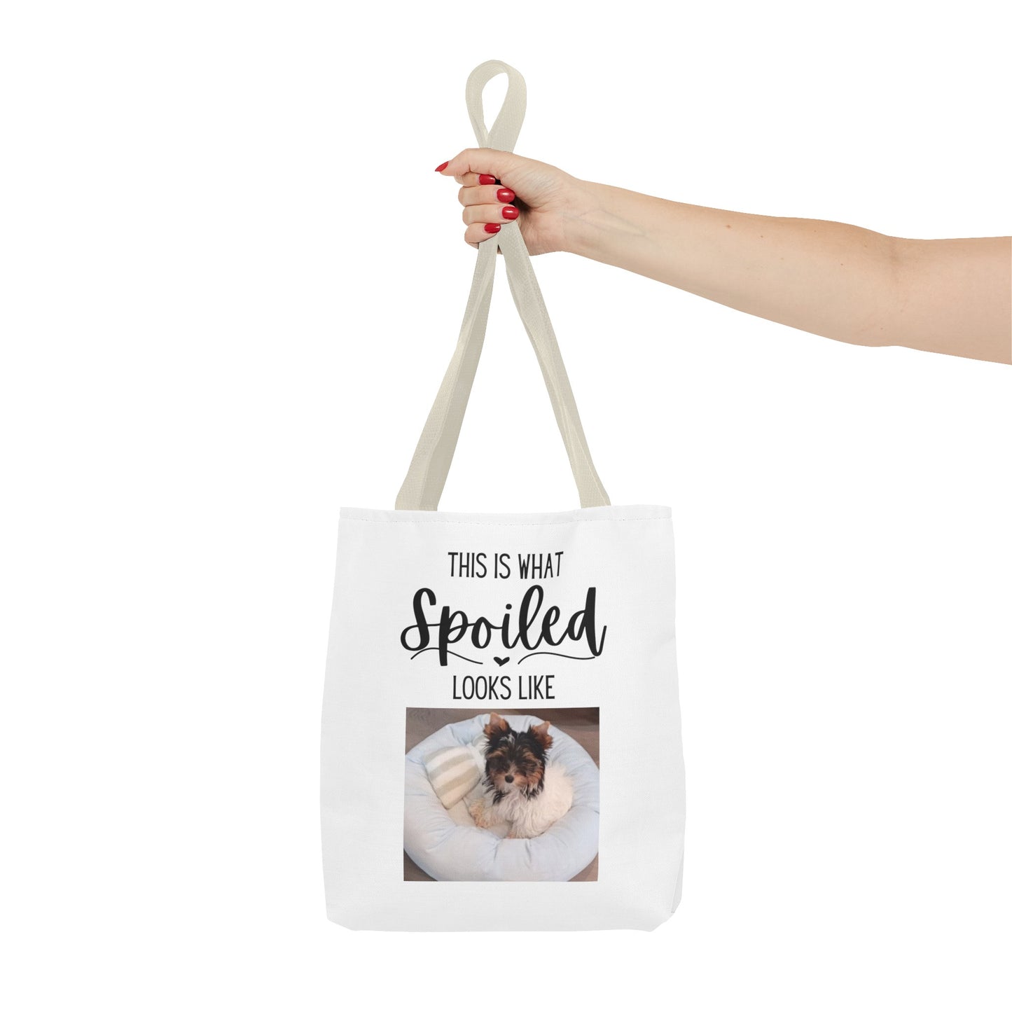 Spoiled Yorkie Tote Bag (AOP)