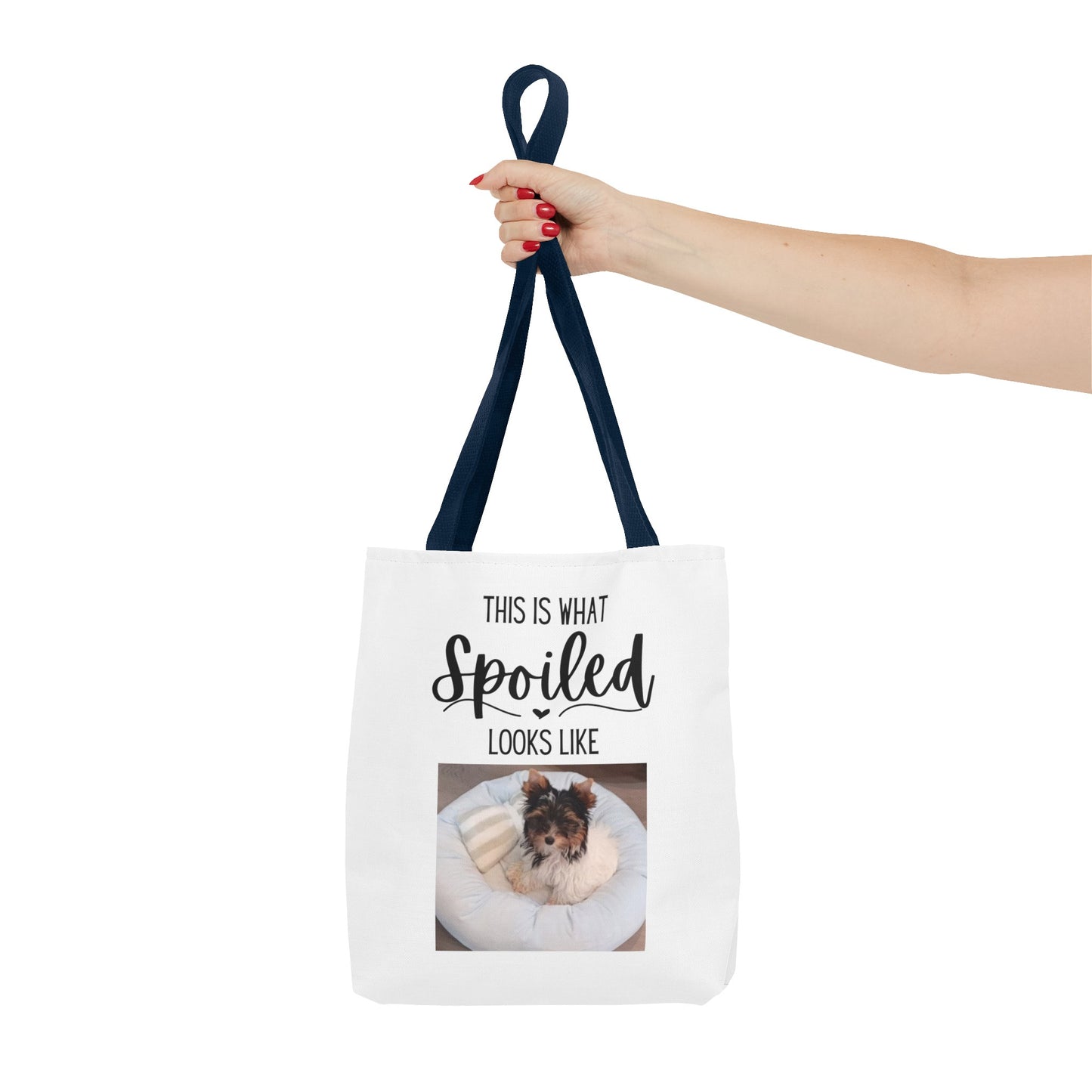 Spoiled Yorkie Tote Bag (AOP)