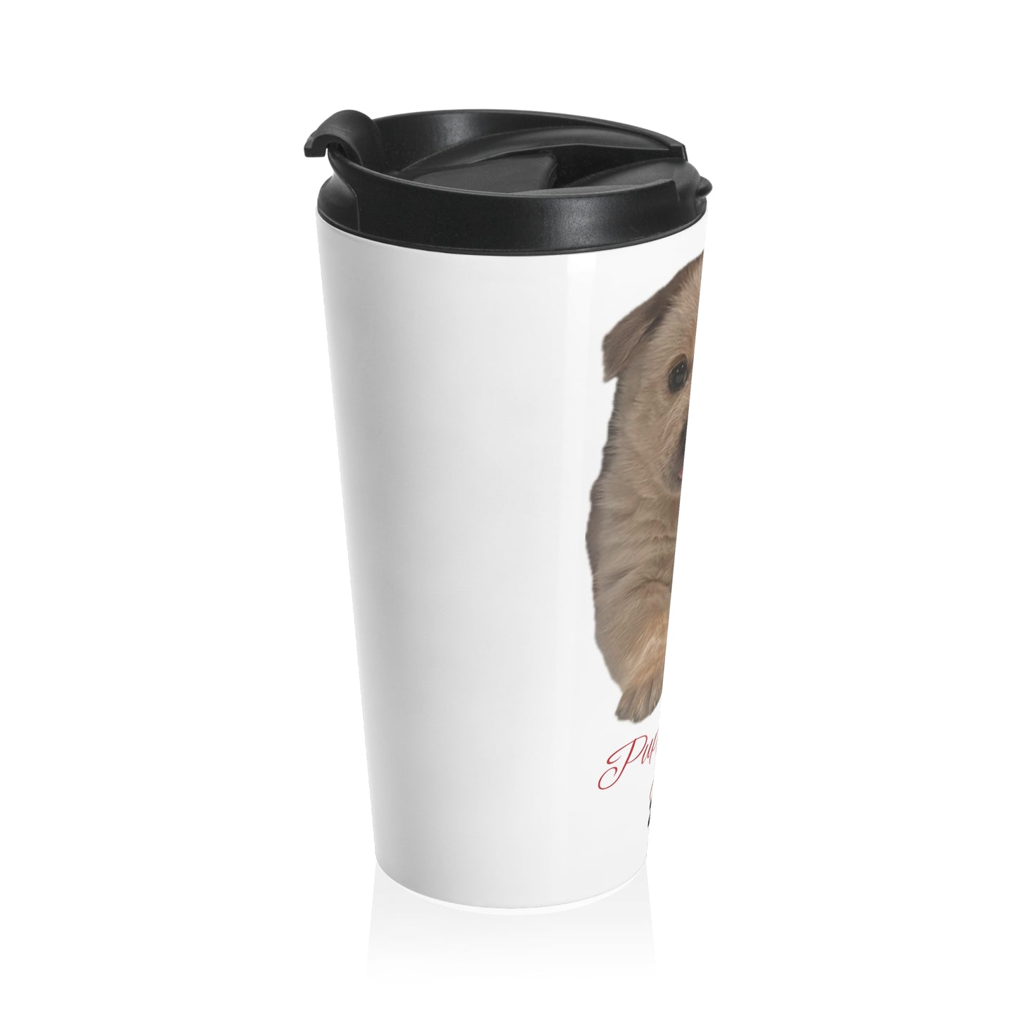 Puppy Love Stainless Steel Travel Mug