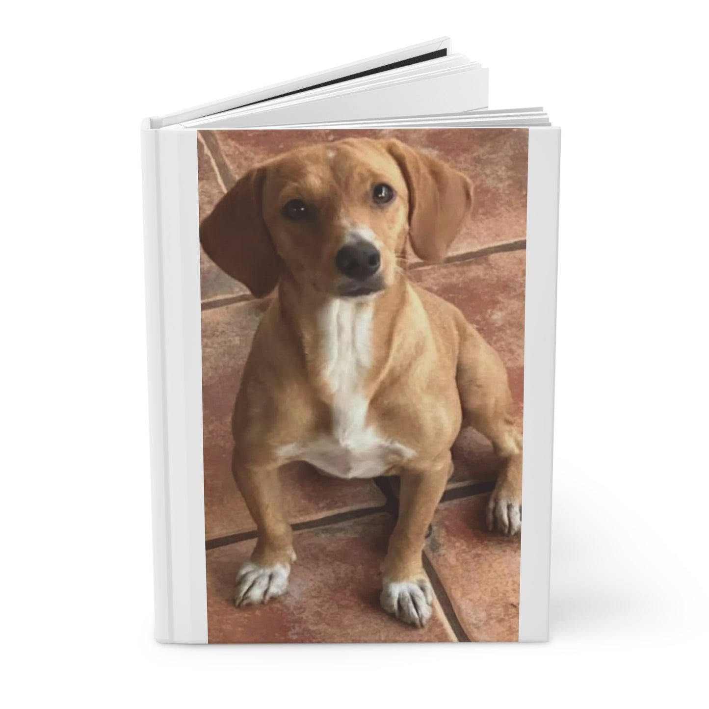 Gold Dog Hardcover Journal Matte