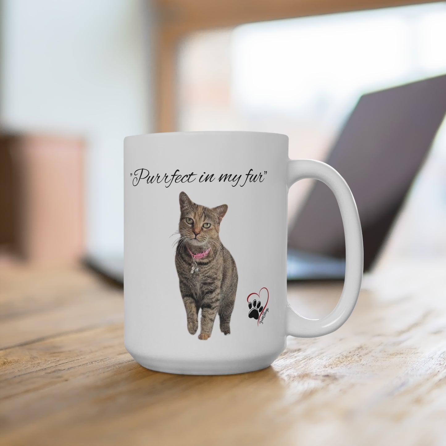 "Confident Lucy" Cat Mug 15oz