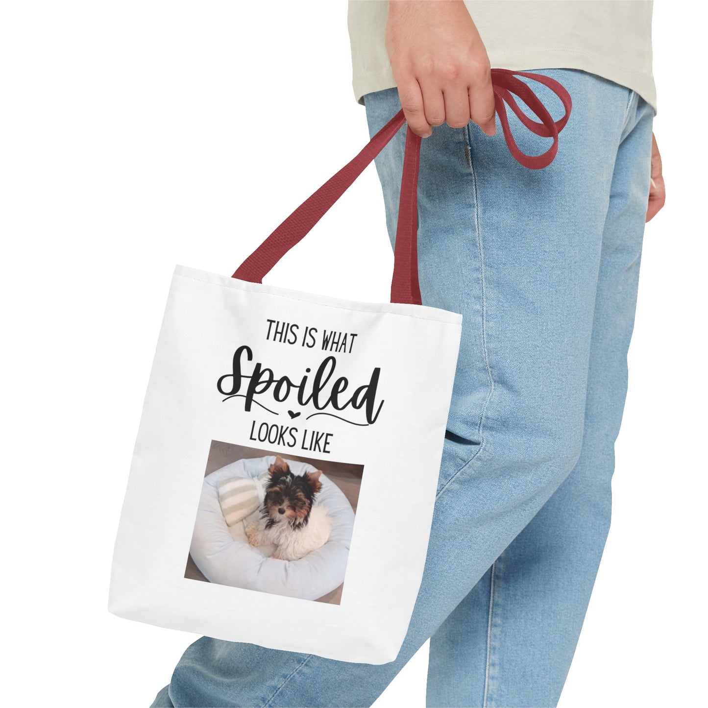 Spoiled Yorkie Tote Bag (AOP)