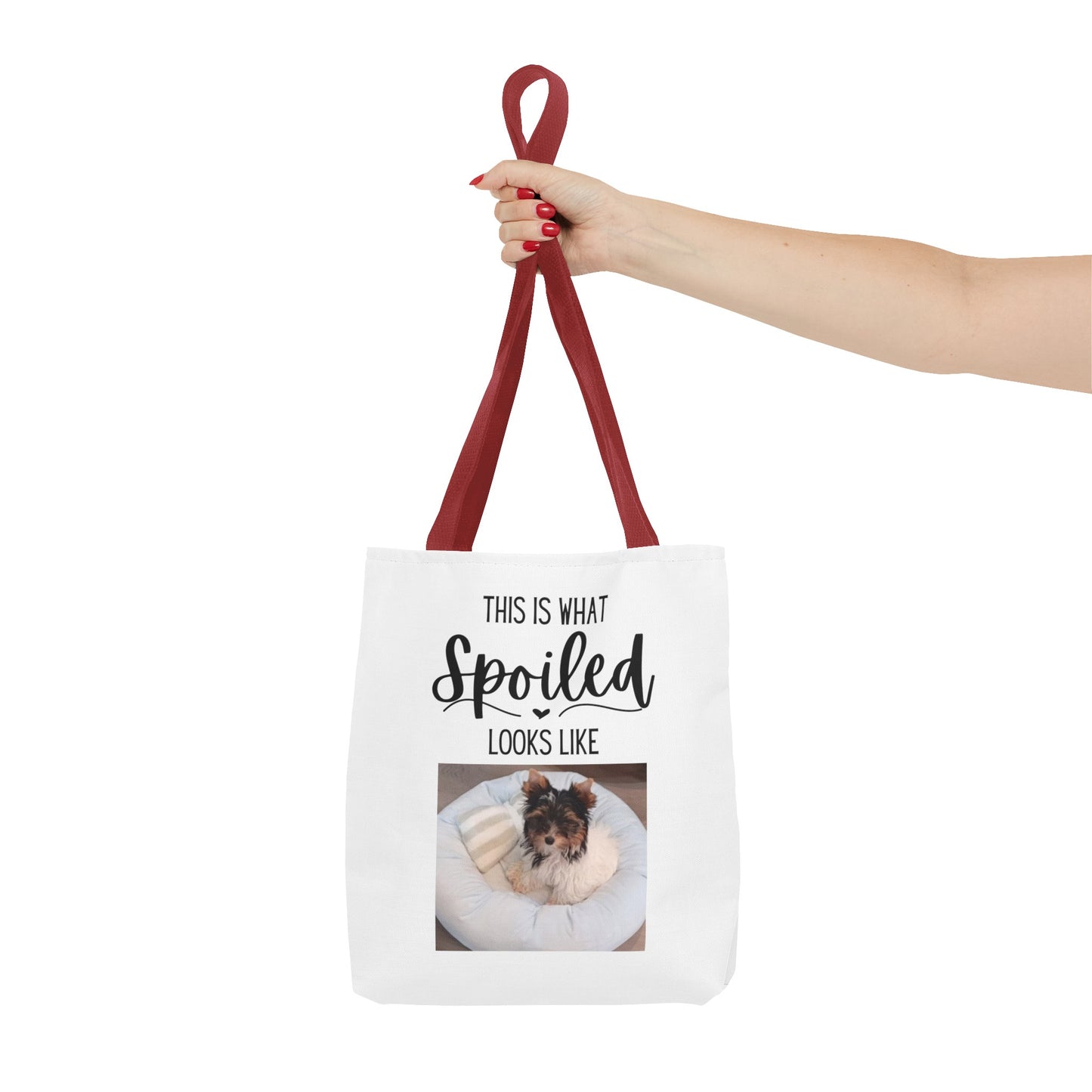 Spoiled Yorkie Tote Bag (AOP)