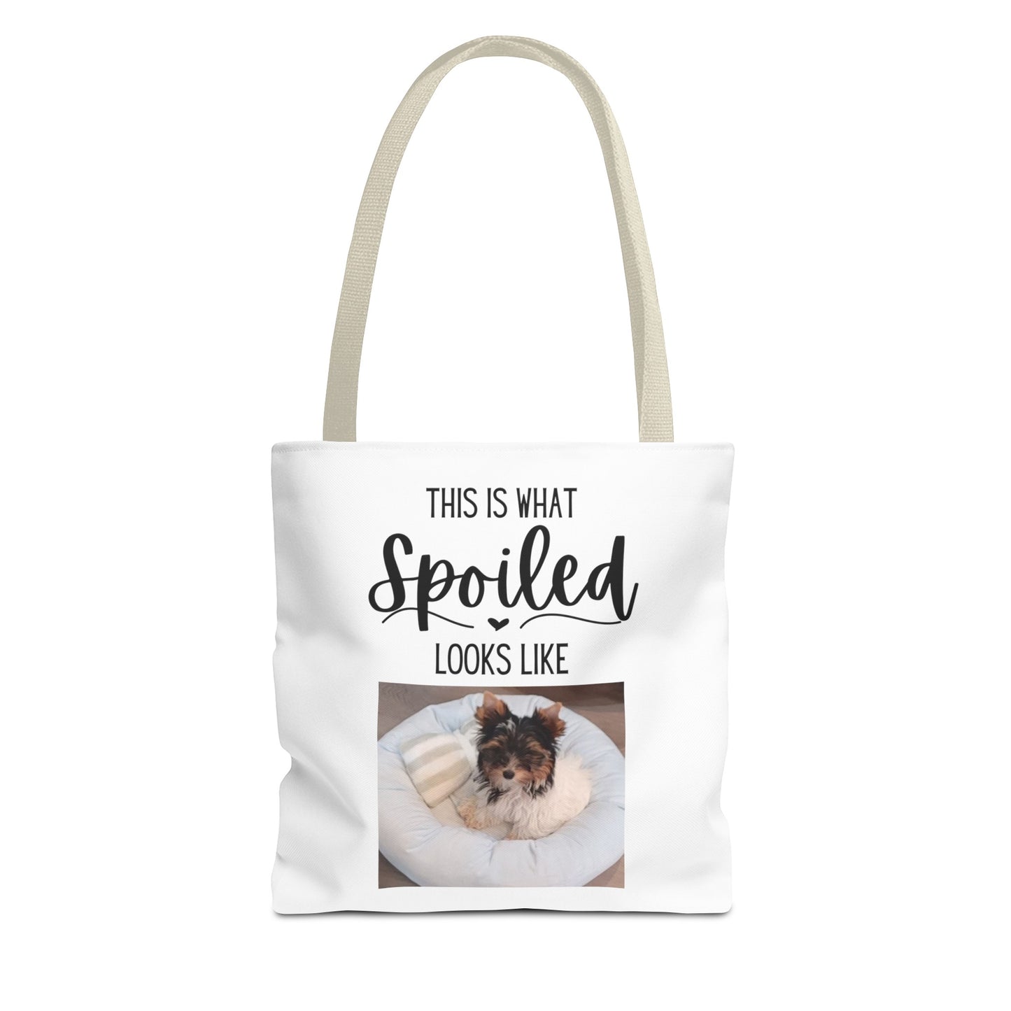 Spoiled Yorkie Tote Bag (AOP)