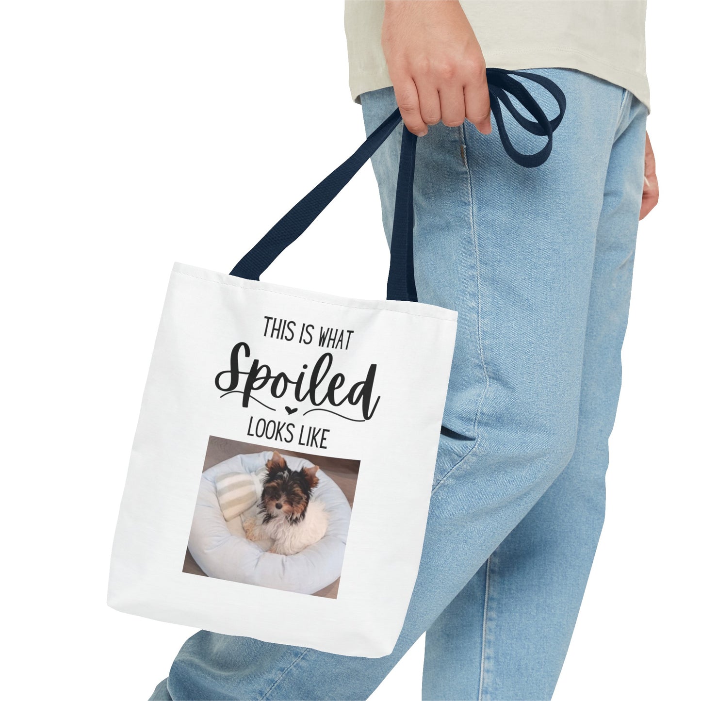 Spoiled Yorkie Tote Bag (AOP)