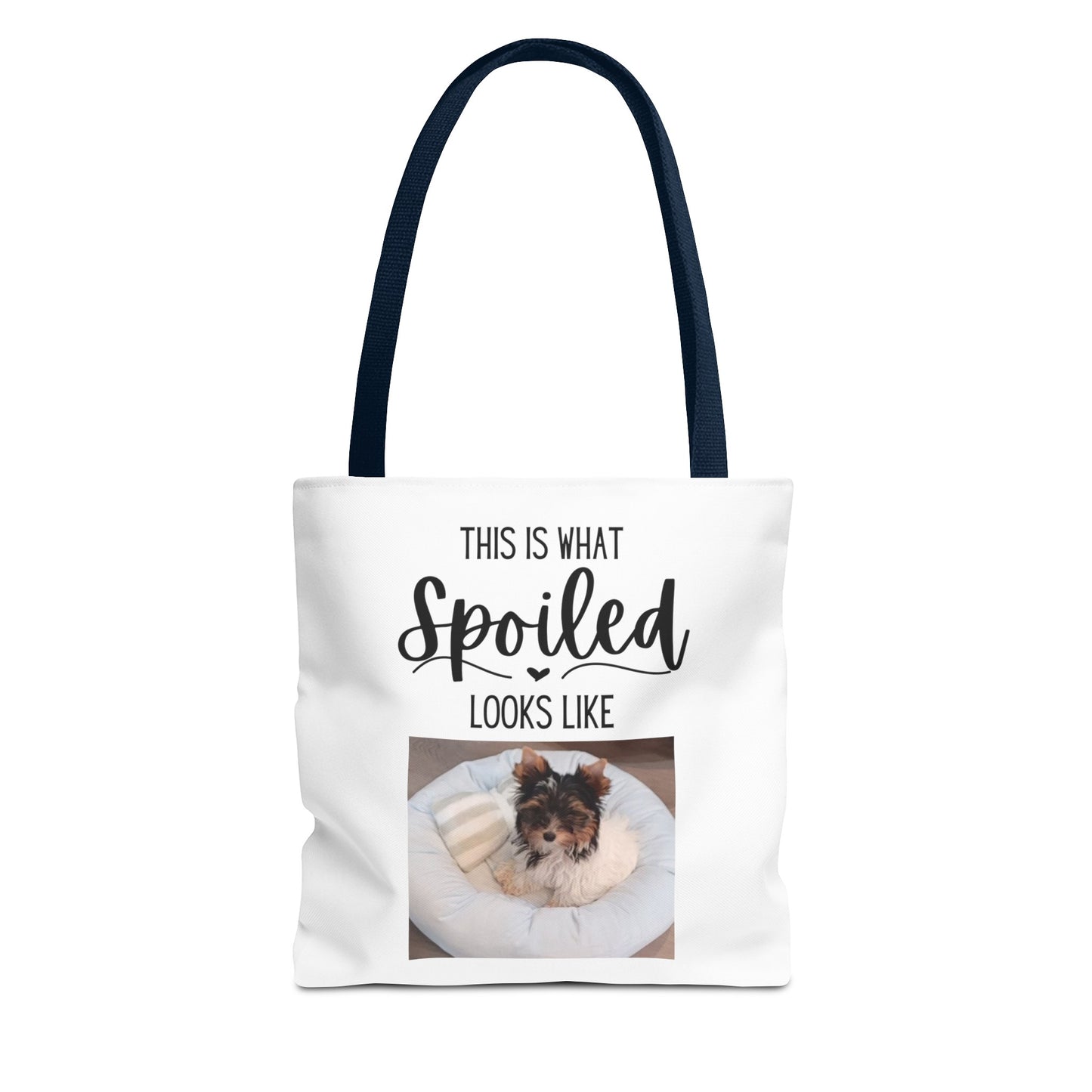 Spoiled Yorkie Tote Bag (AOP)