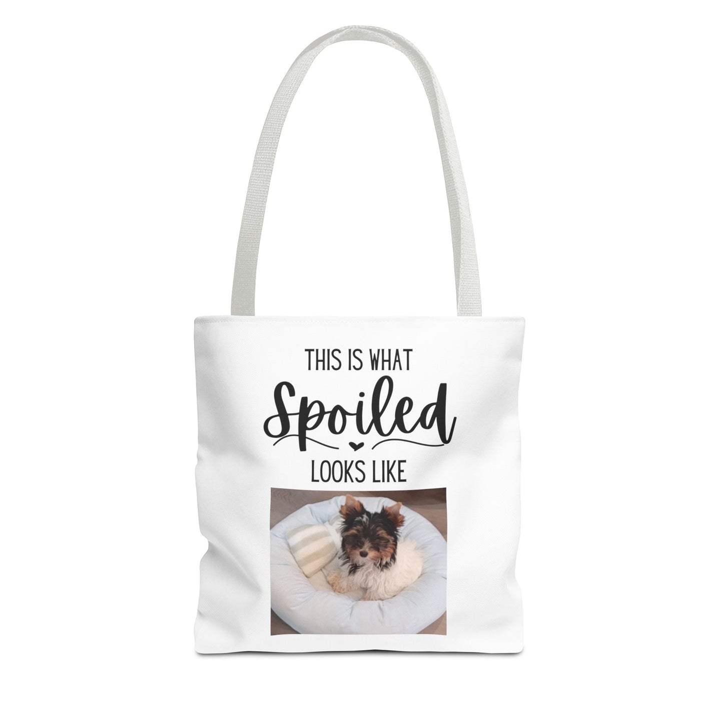 Spoiled Yorkie Tote Bag (AOP)