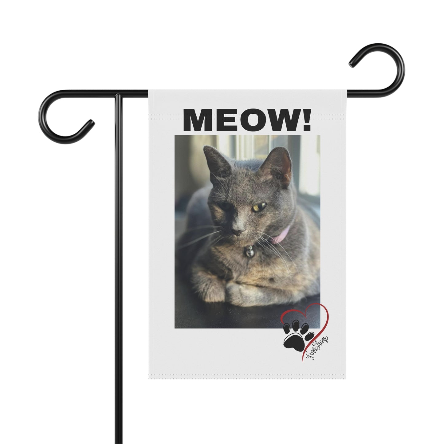 Meow Cat Garden & House Banner