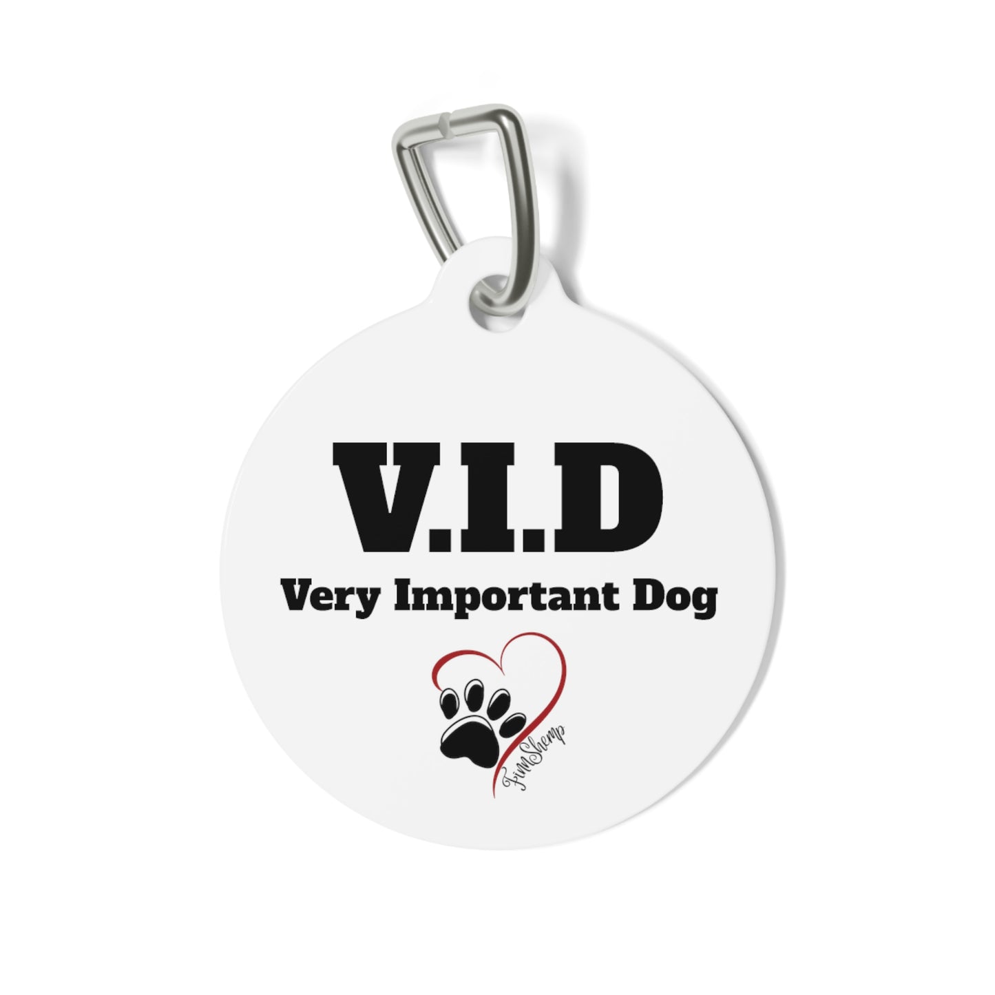 V.I.P Dog Pet Tag