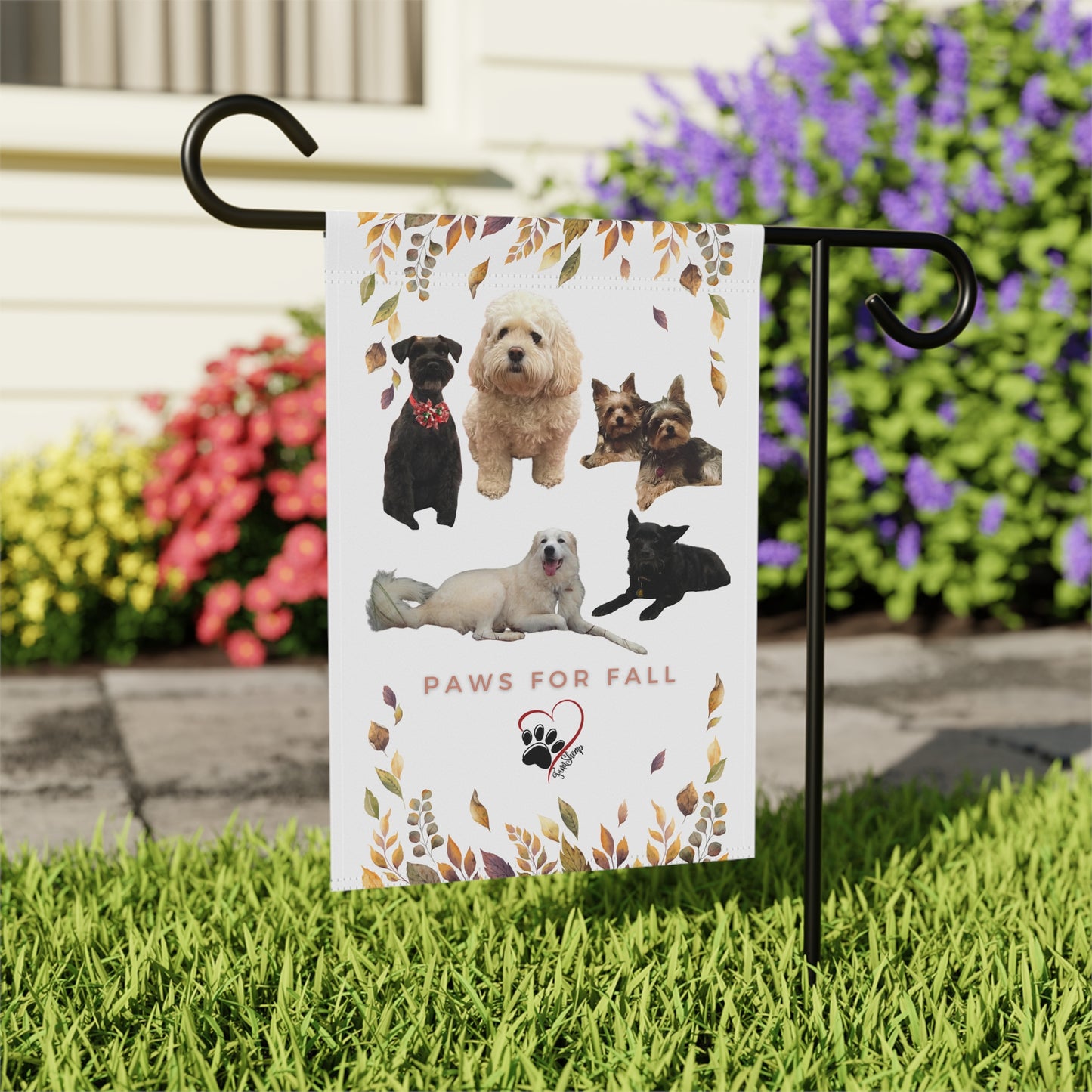 Paws For Fall  Garden & House Banner