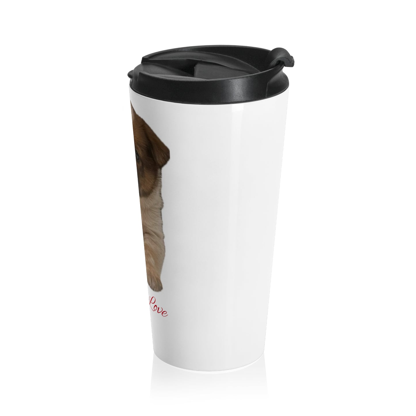 Puppy Love Stainless Steel Travel Mug