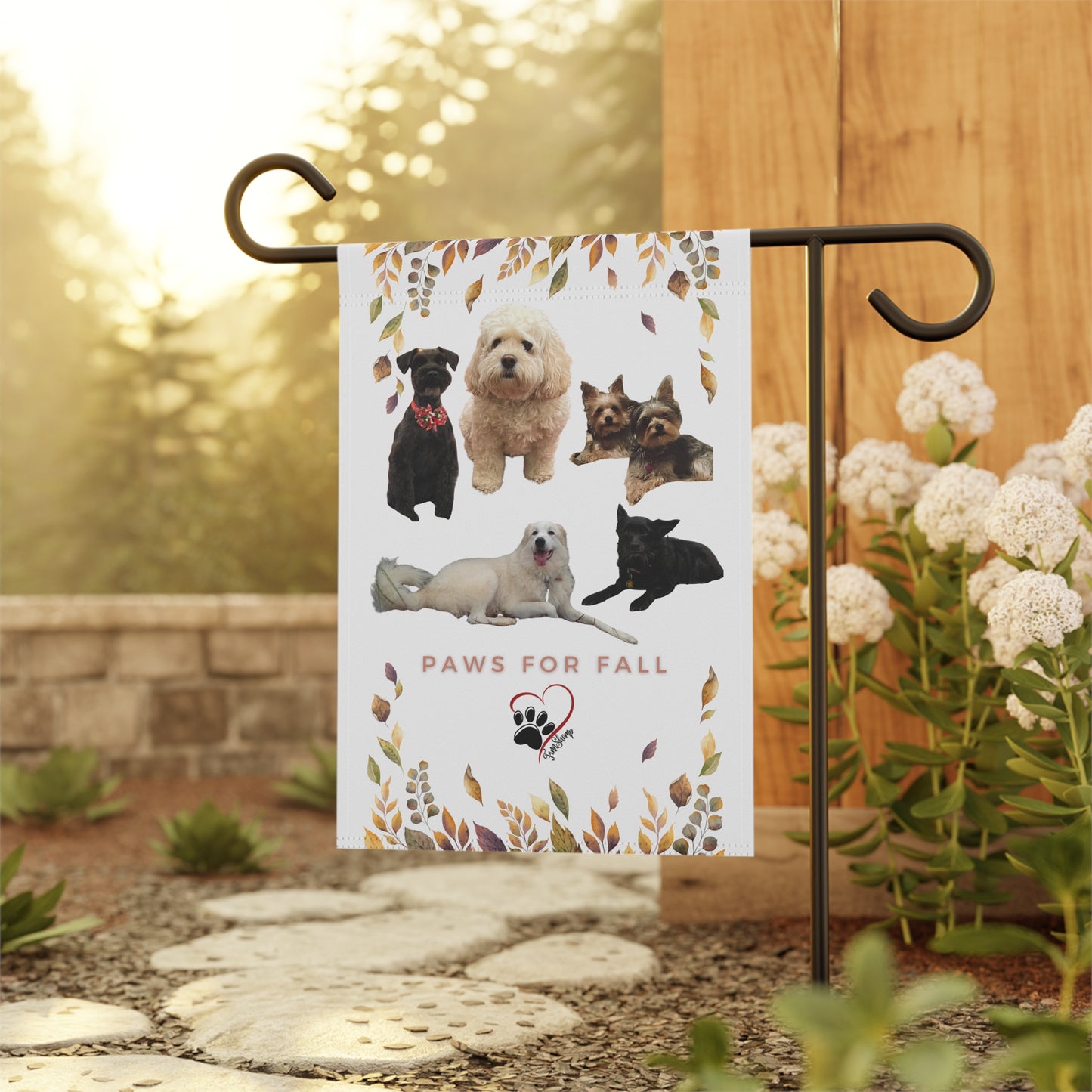 Paws For Fall  Garden & House Banner